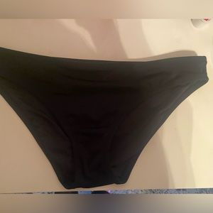 Shade & shore bikini bottoms, size large, black, good condition